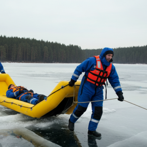 Многофункциональная надувная спасательная лодка ПВХ для МЧС для спасения на воде, льду