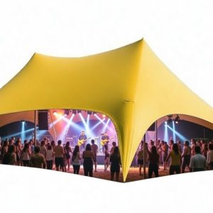 фестивальный тент звезда